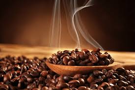 Fresh roasted coffee beans for cafés
